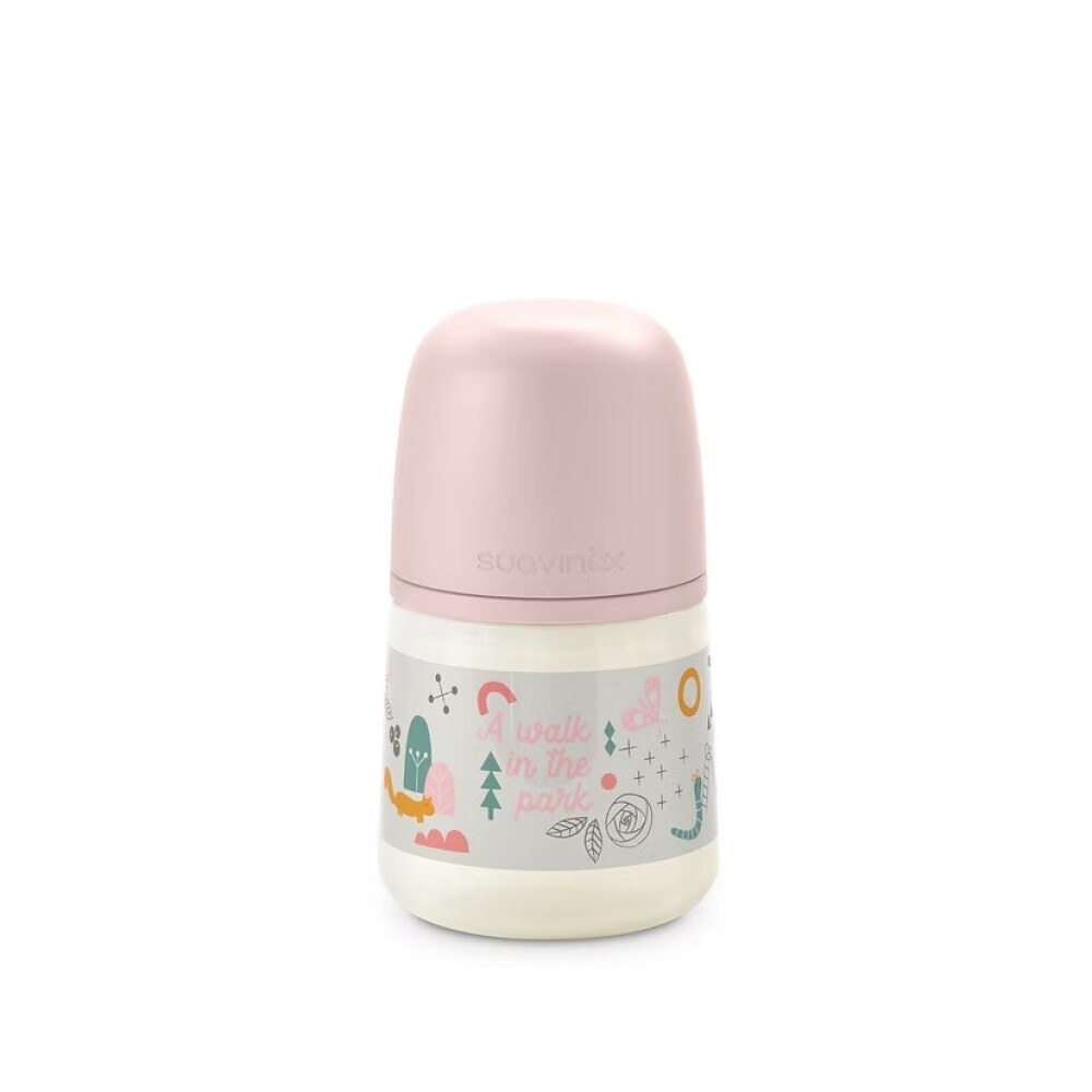 Biberon anatomico 150ml Suavinex Park Rosa