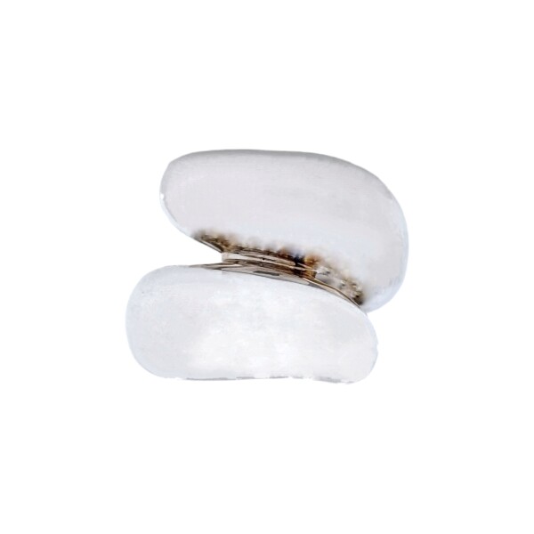 Anillo Cruzado-Plata 925 Inflada-Sin Piedra-AN3009 sinpiedra