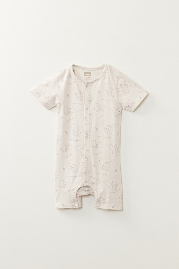 Enterito pijama estampa disney Dumbo Rosa
