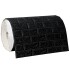 Revestimiento Pared Adhesivo 3d Piedra Ladrillo 20 Mts x 0,70 Mts Variante Color Negro