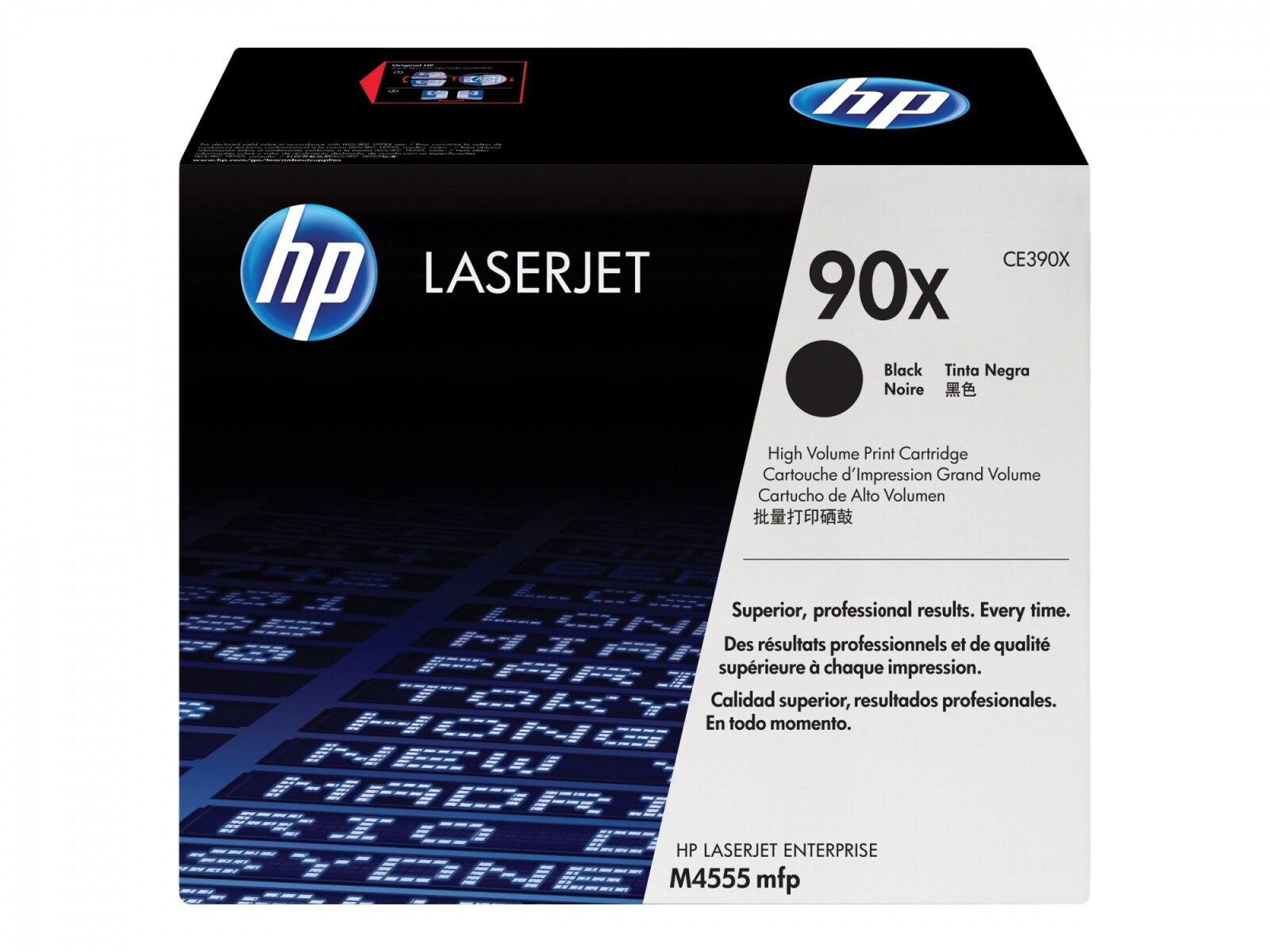 HP 90X - Alto rendimiento - negro - original - LaserJet - cartucho de tóner (CE390X) - para LaserJet Enterprise 600 M602dn, 600 