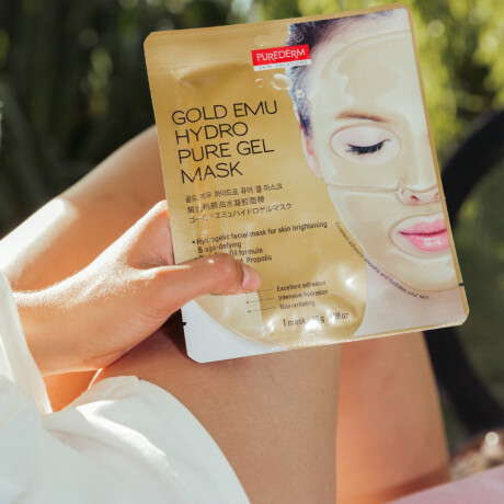 Mascarilla Facial Purederm Gold Emu Hydro en Gel 1 Unidad Mascarilla Facial Purederm Gold Emu Hydro en Gel 1 Unidad