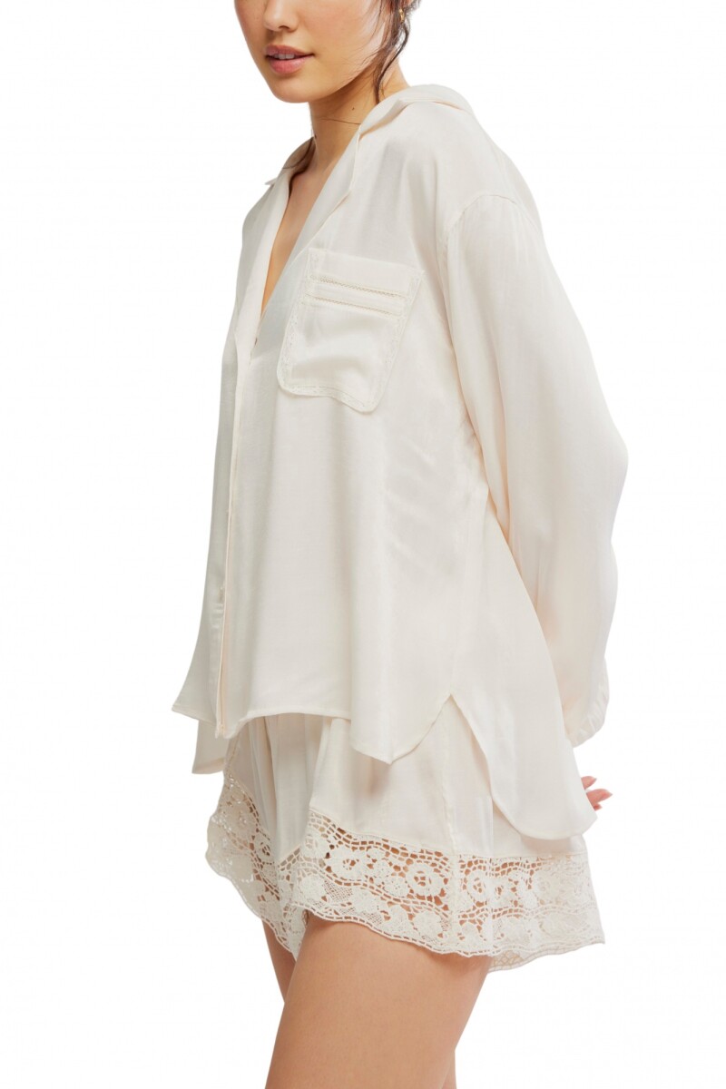 Camisa Sleep Muse Marfil