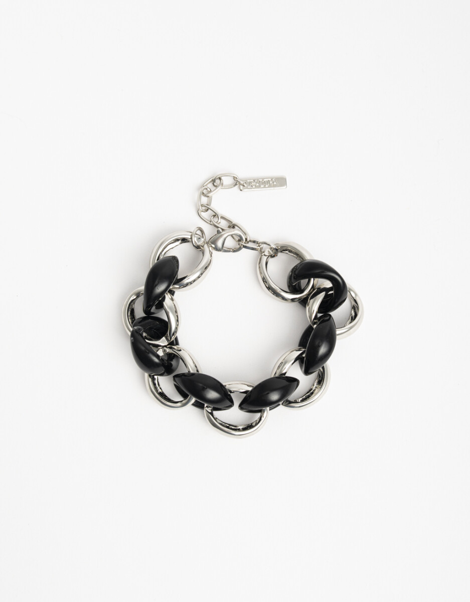 Pulseras Flexibles Black Resin 