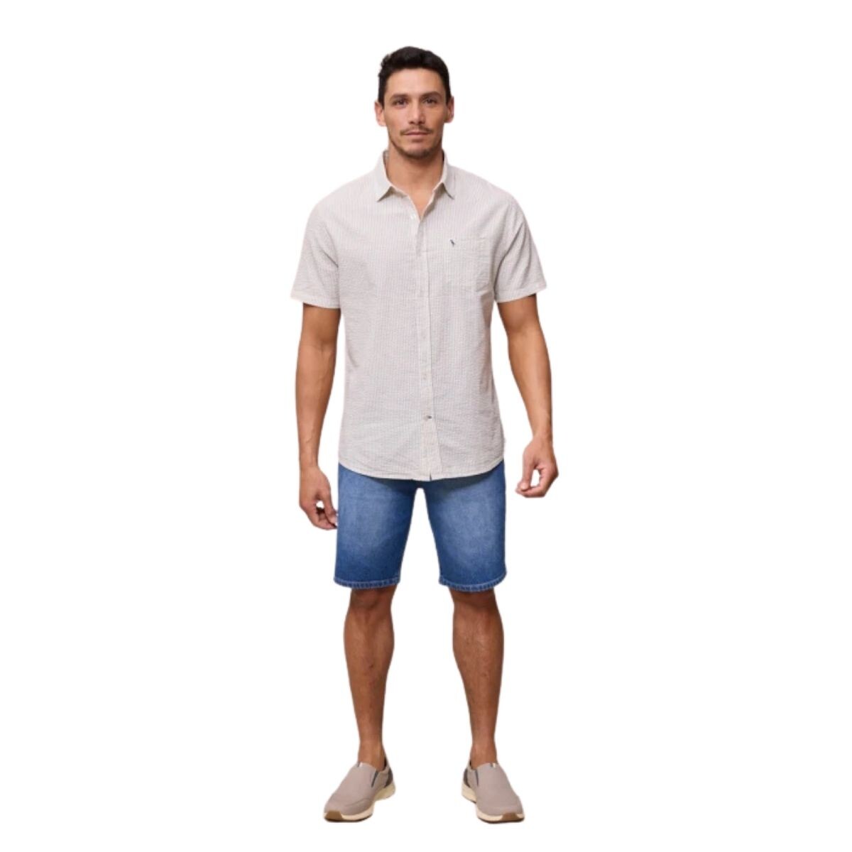 BERMUDA TIZINO 30-44 - AZUL MEDIO 