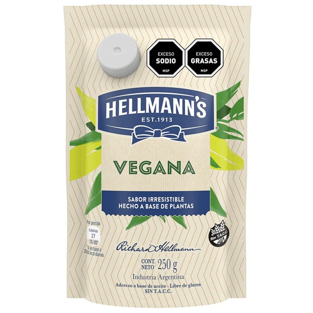 MAYONESA HELLMANNS VEGANA 250G 