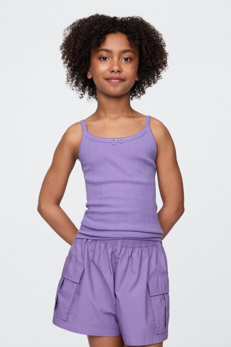 Musculosa Pointelle Niña Purple Loganberry