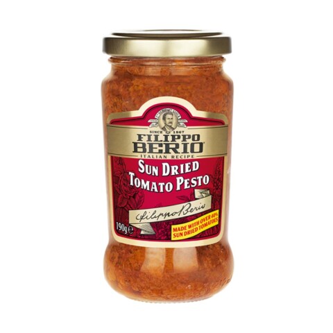 Salsa Pesto Filippo Berio con Tomate 190g Salsa Pesto Con Tomate