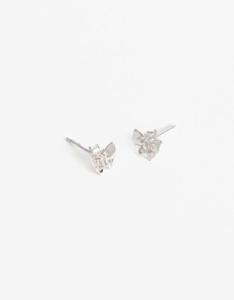 Aros Pasantes Strass Aros Pasantes Plata 925 - Plateado