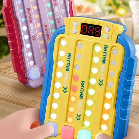 Juego de ritmo electrónico con luces Azul