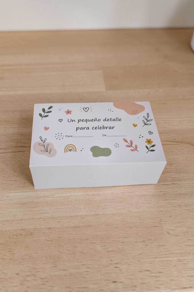 Caja de masas 1/4 kg impresa - DISEÑO 1 
