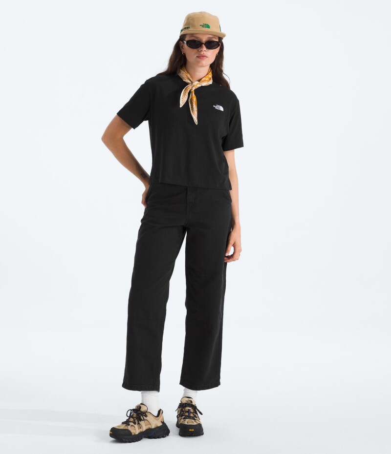 Remera corta holgada Evolution Simple Dome Tnf Black