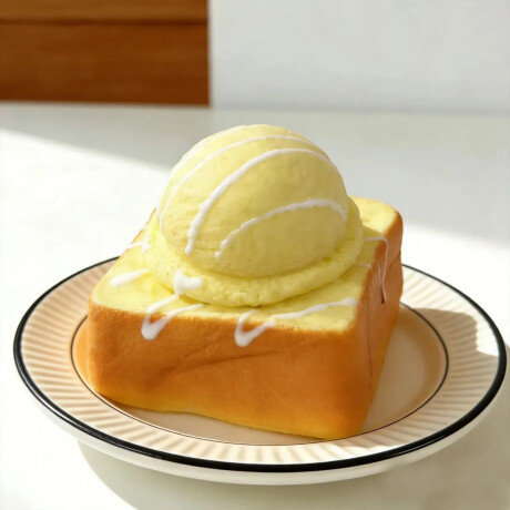 Squishy Postre con Helado Amarillo