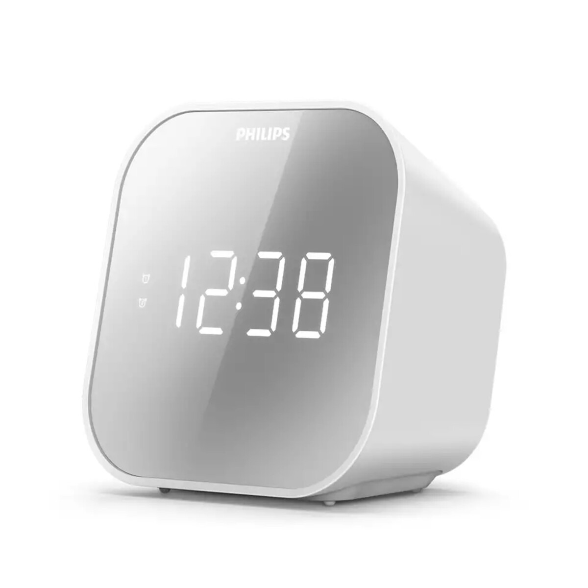 Philips - Radio Reloj. TAR4406/37. Cargador Usb. 700MW. Radio Fm. 2 Tipos de Alarmas. Color Blanco. 