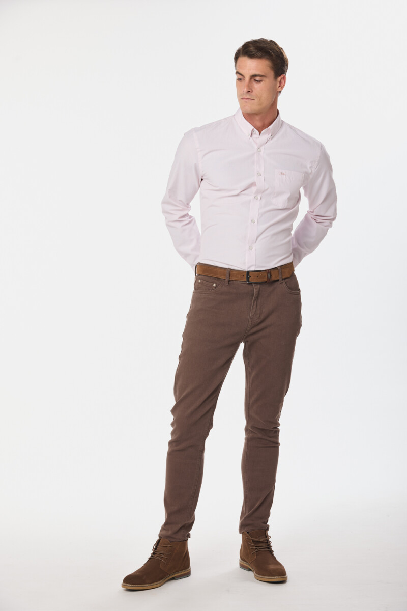 PANTALON 5 BOLSILLOS - Marron 