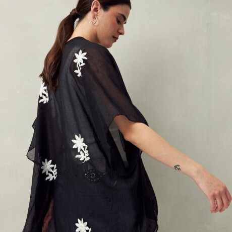 PONCHO ARTEMAS Negro