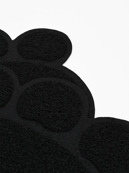 ALFOMBRA HUELLA SET X 2 NEGRO