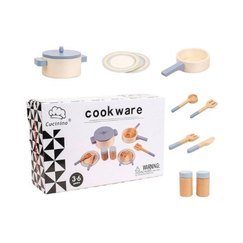 Vajilla Juego de Cocina en Madera Vajilla Juego De Cocina En Madera