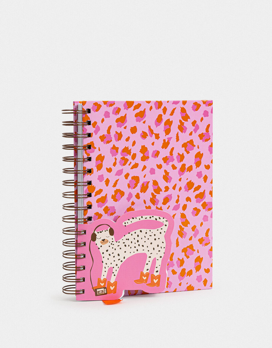 Cuaderno A5 Anillado Con Memo Con Formita Y Stickers 