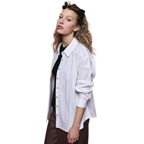CAMISA IVANKA XS-XXL BLANCO