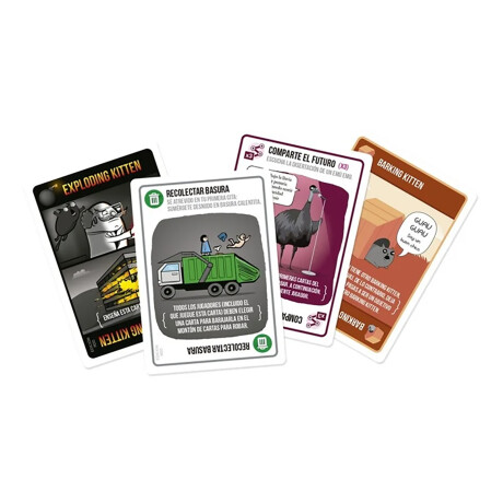 Juego De Mesa Exploding Kittens Recetas Del Desastre +7 001