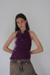 Top Arma Mortal Velvet Morado