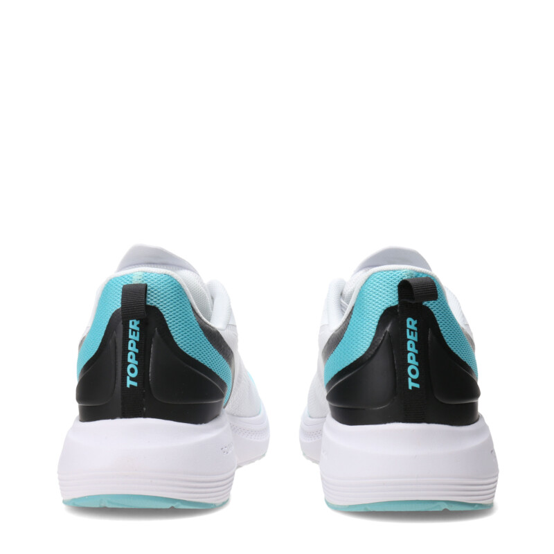Championes Unisex Topper Stance 3 Blanco - Azul