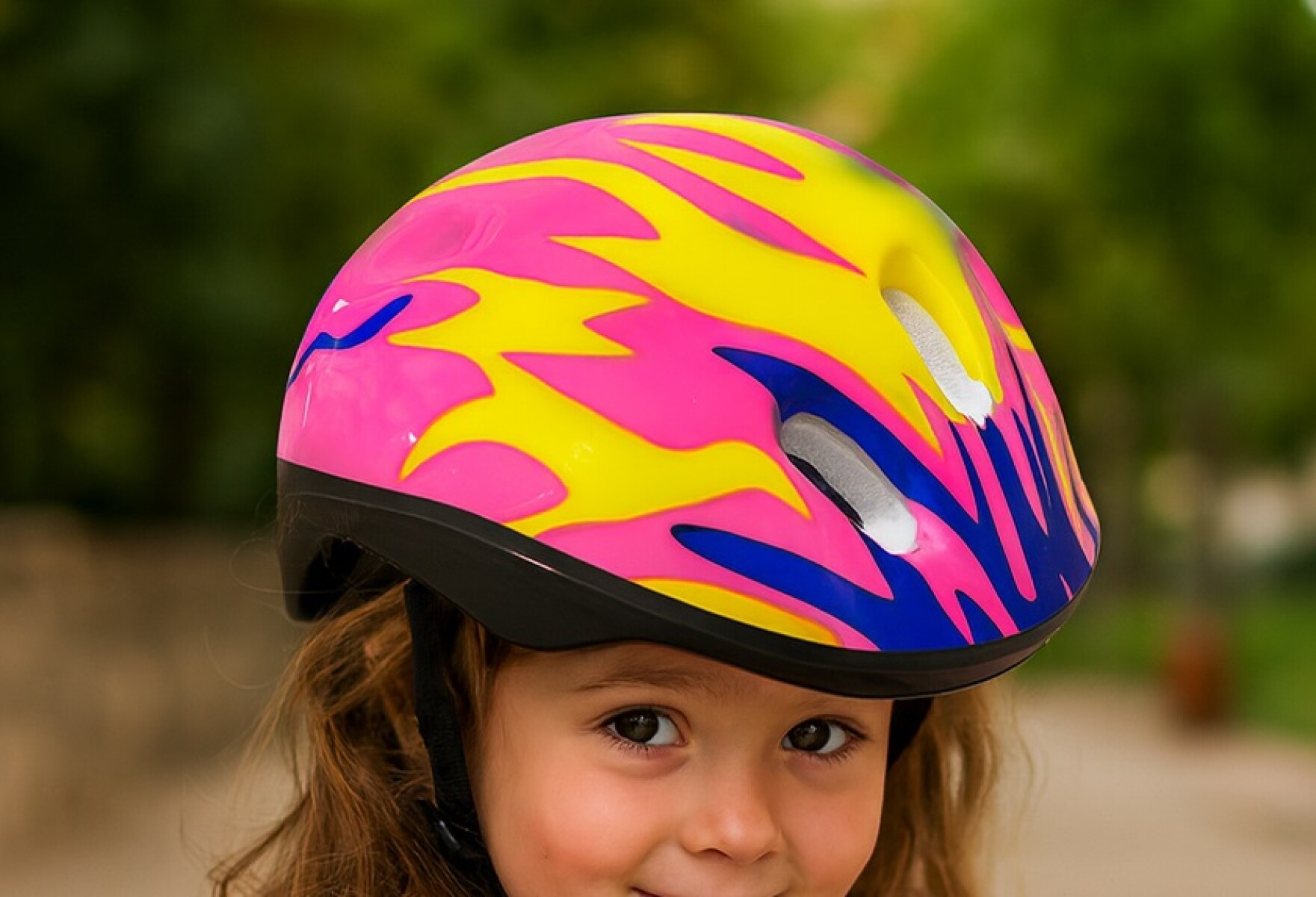 Casco De Proteccion Infantil - Rosa 