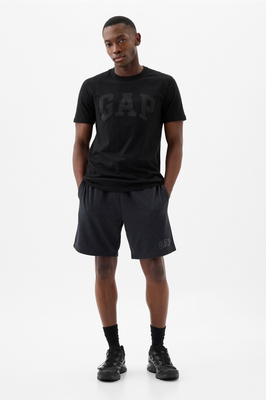 Remera Logo Gap Hombre True Black V2 2