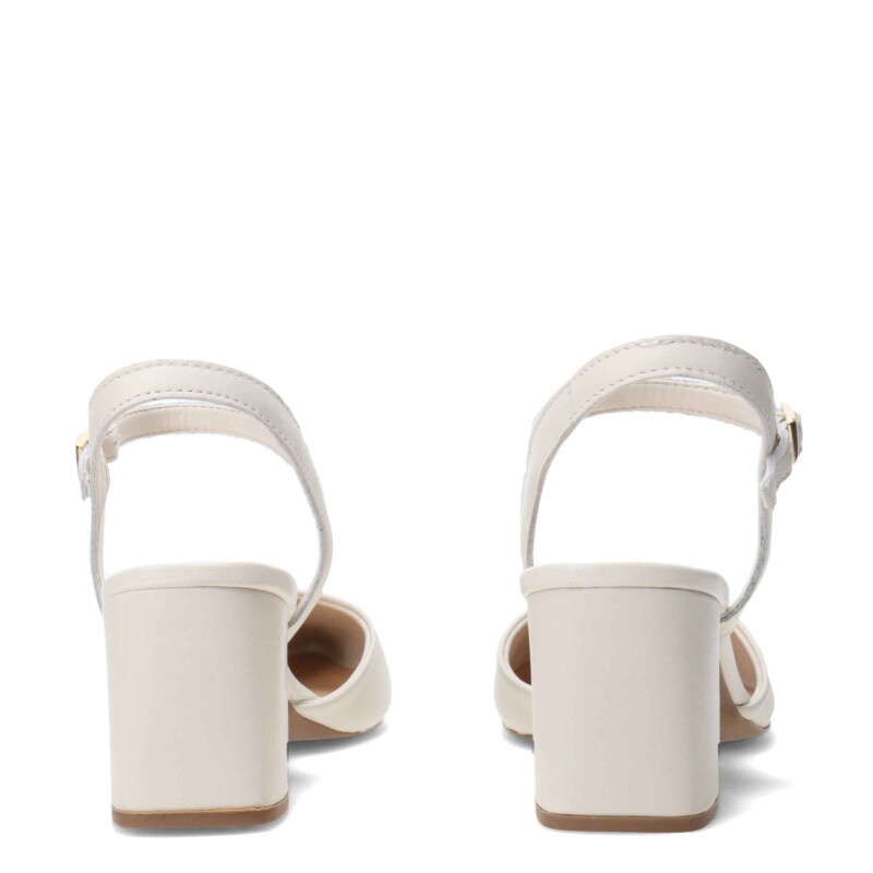 Zapato de Mujer Bottero abierto con tobillera Blanco
