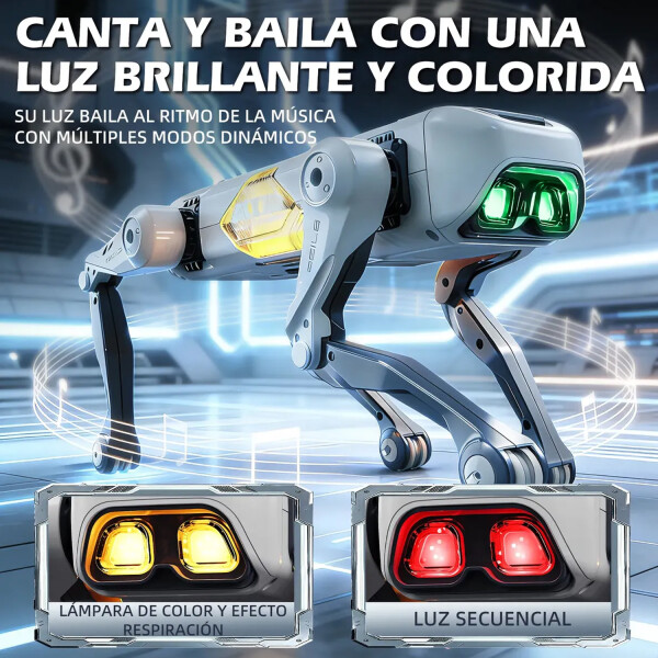 Perro Robot Inteligente Con App Y Control Remoto Wifi 2444a-2 PERRO ROBOT 2444A-2