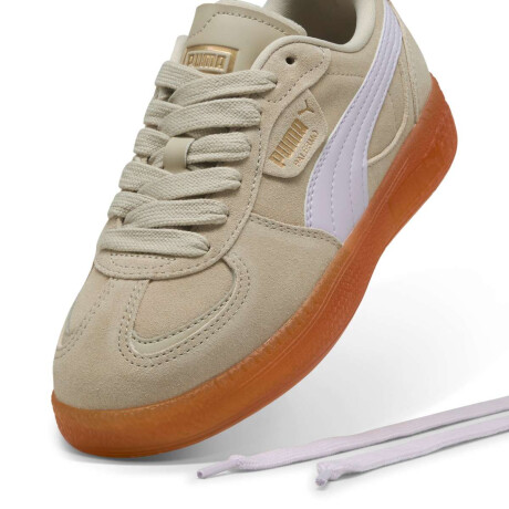 Championes Palermo Moda Xtra Gamuza de Mujer crema