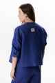 CHAQUETA LINO SOHO AZUL