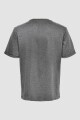 Camiseta Licencia Kiss Dark Grey Melange