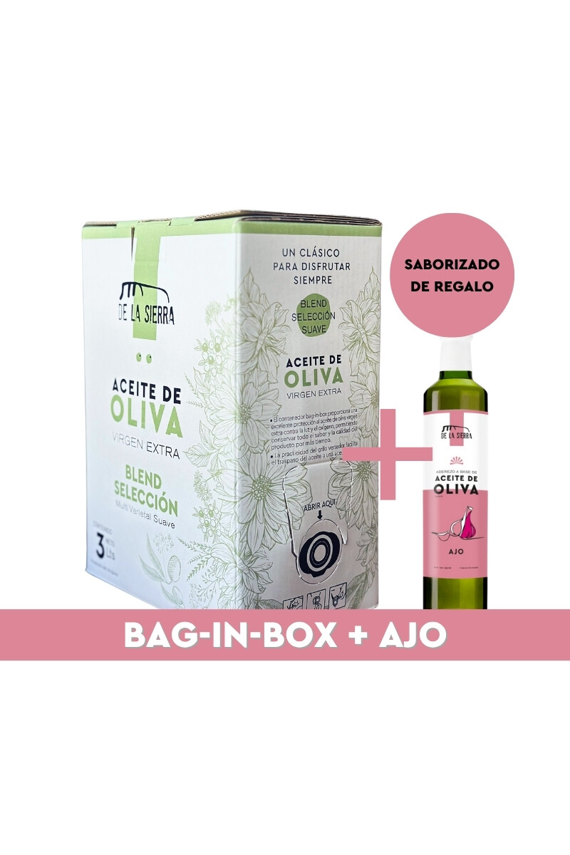 Promo: Bag-In-Box + Aceite Saborizado de Regalo - Ajo 