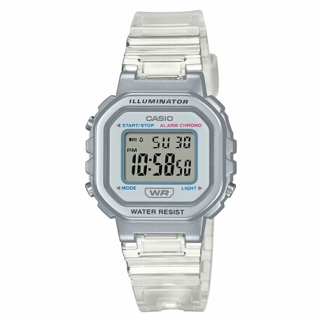 Reloj CASIO LA20WHS-7ADF en Resina Transparente 30mm 0