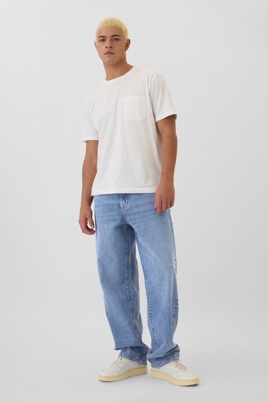 Jean Baggy Hombre Light Wash