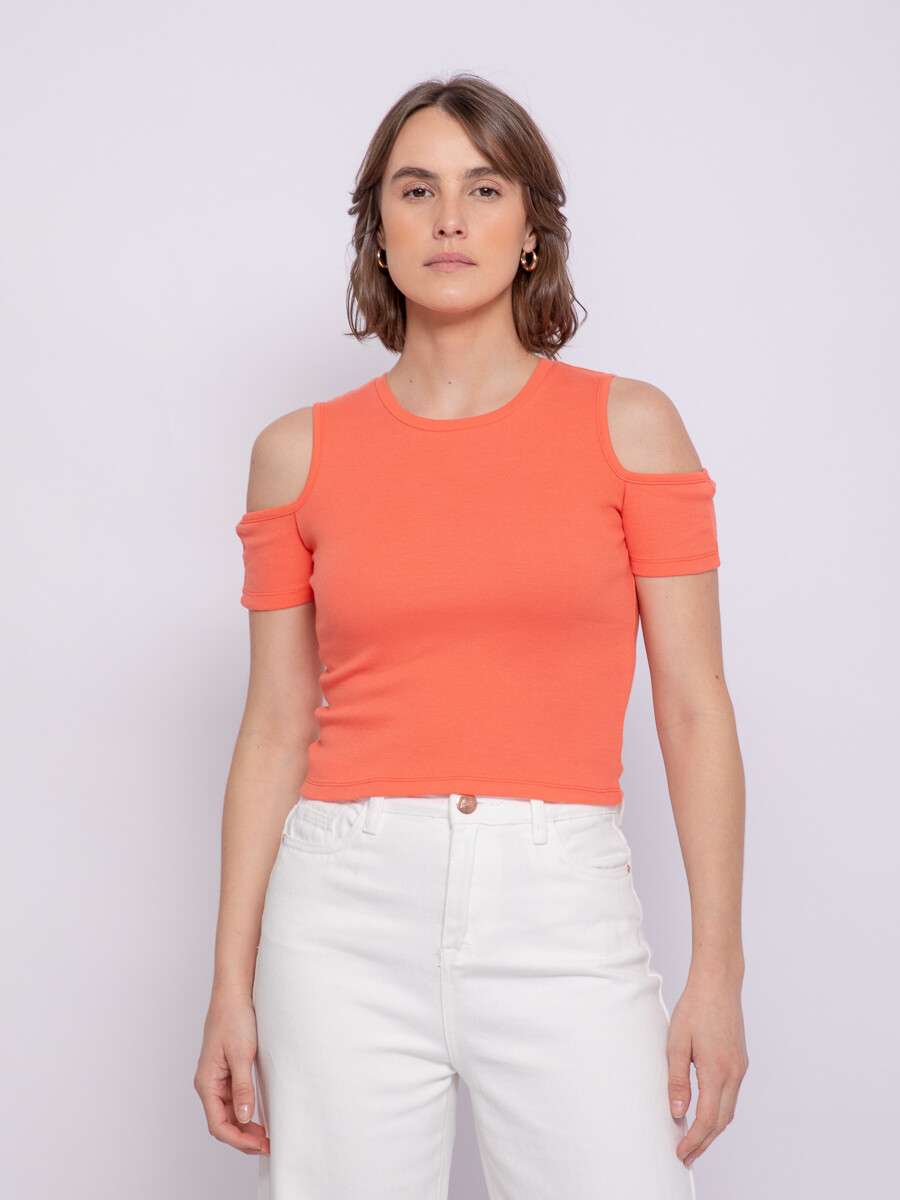 REMERA ROCHI - Coral Oscuro 