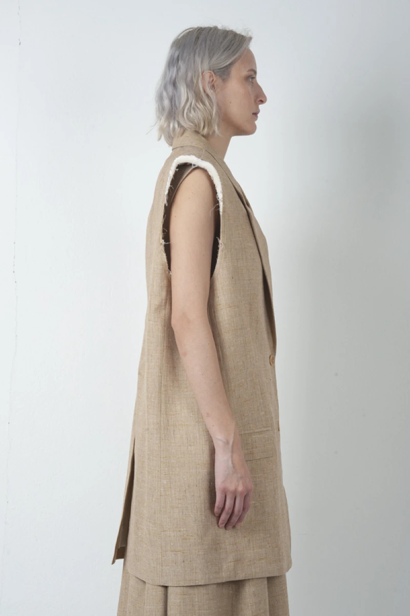 CHALECO Beige