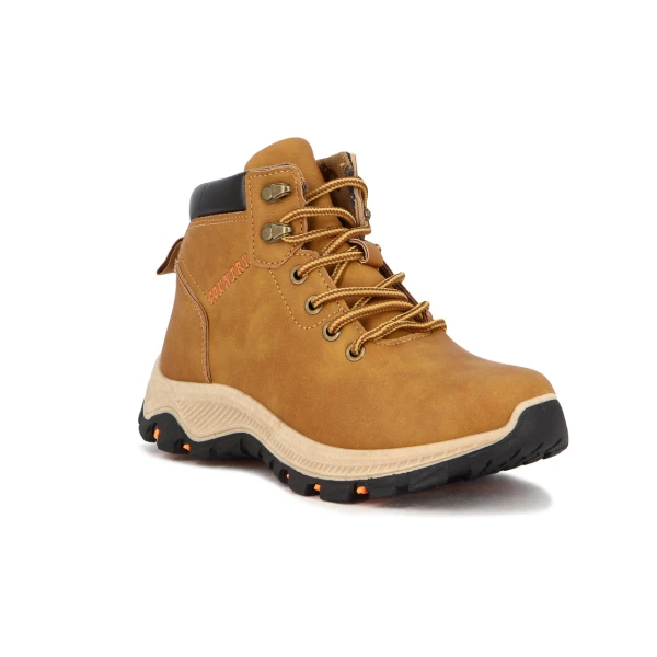 Country Bota Broad De Dama Acordonada Camel