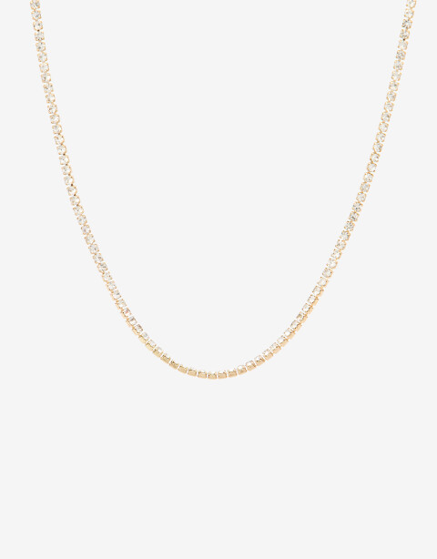 Collares Cortos Lucky charm Collar Corto Tennis Strass - Dorado