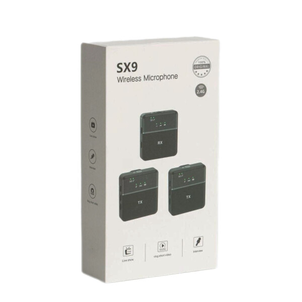 Micrófono Inalámbrico Doble Solapero Para Android Profesional MICROFONO SOLAPERO ANDROID DW216 INALAMB