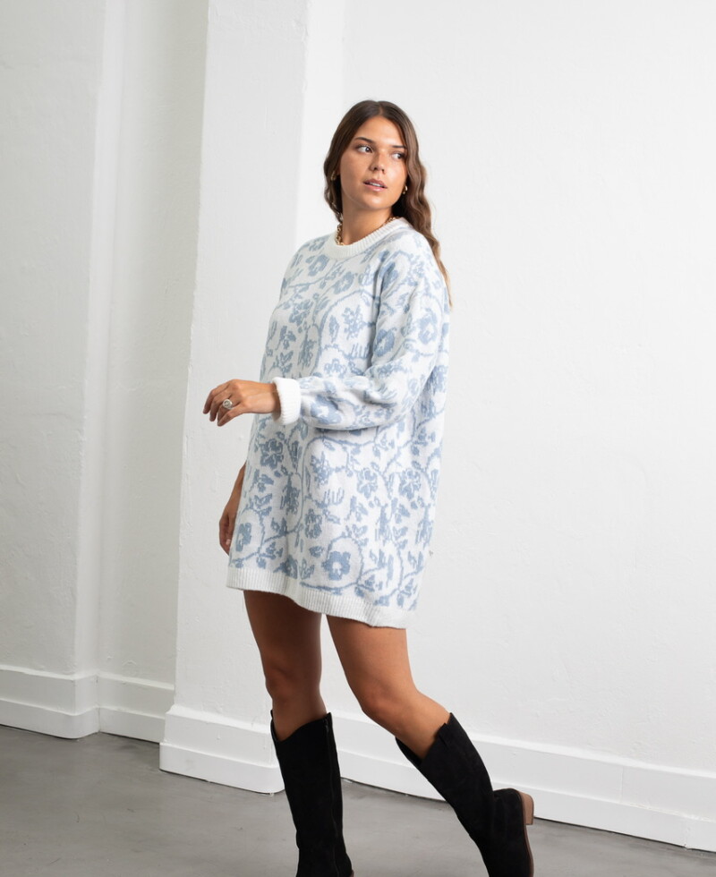 Vestido Candelaria celeste