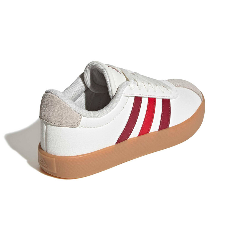 ADIDAS VL COURT 3.0 K Blanco-Bordo