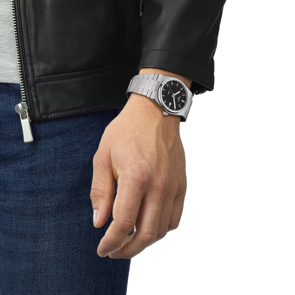 Reloj Tissot PRX 40mm de acero con esfera negra Reloj Tissot PRX 40mm de acero con esfera negra