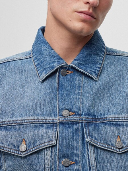 BOSS -Campera de jean, regular fit, LAKEWOOD Azul