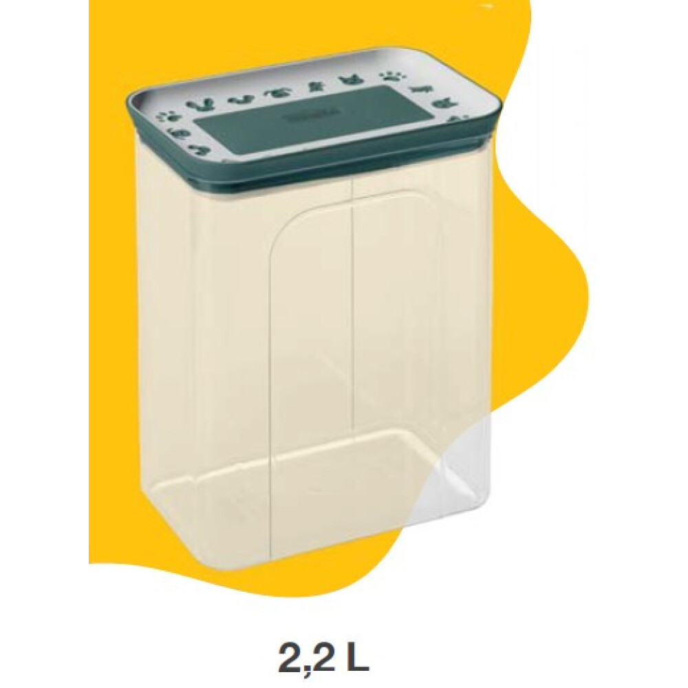 SNACKBOX RECTANGULAR PET X 2,2LT BLANCO/VERDE INGLES SNACKBOX RECTANGULAR PET X 2,2LT BLANCO/VERDE INGLES