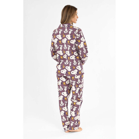 Pijama purple sn americano Lila