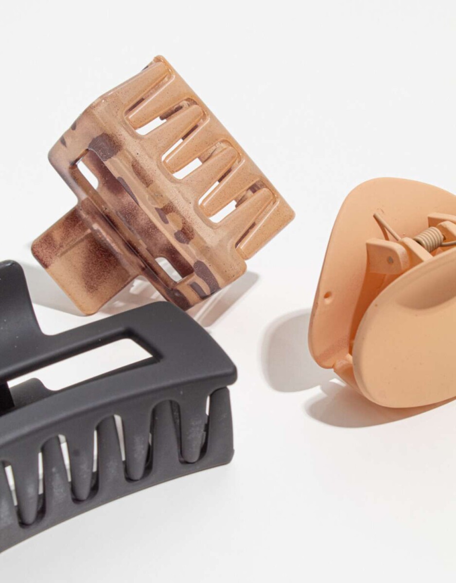 Set De Broches - Combinacion tricolor 