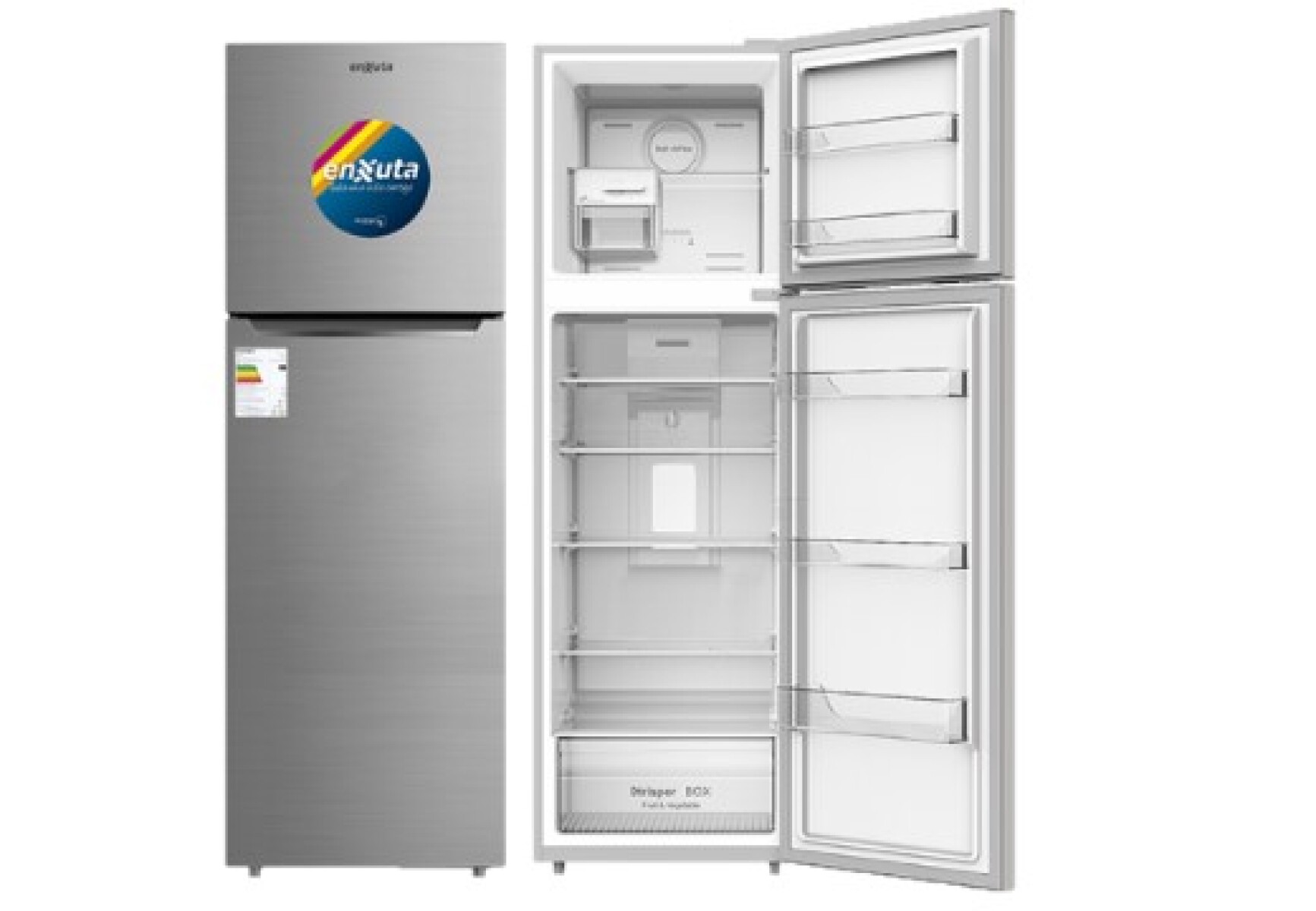 REFRIGERADOR FRÍO SECO 248 LTS ENXUTA INOX 